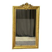 Antique mirror H140x 82.5 from the Louis Philippe period, very good condition