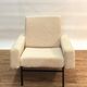 Chair by Pierre Guariche for Airborne in white.