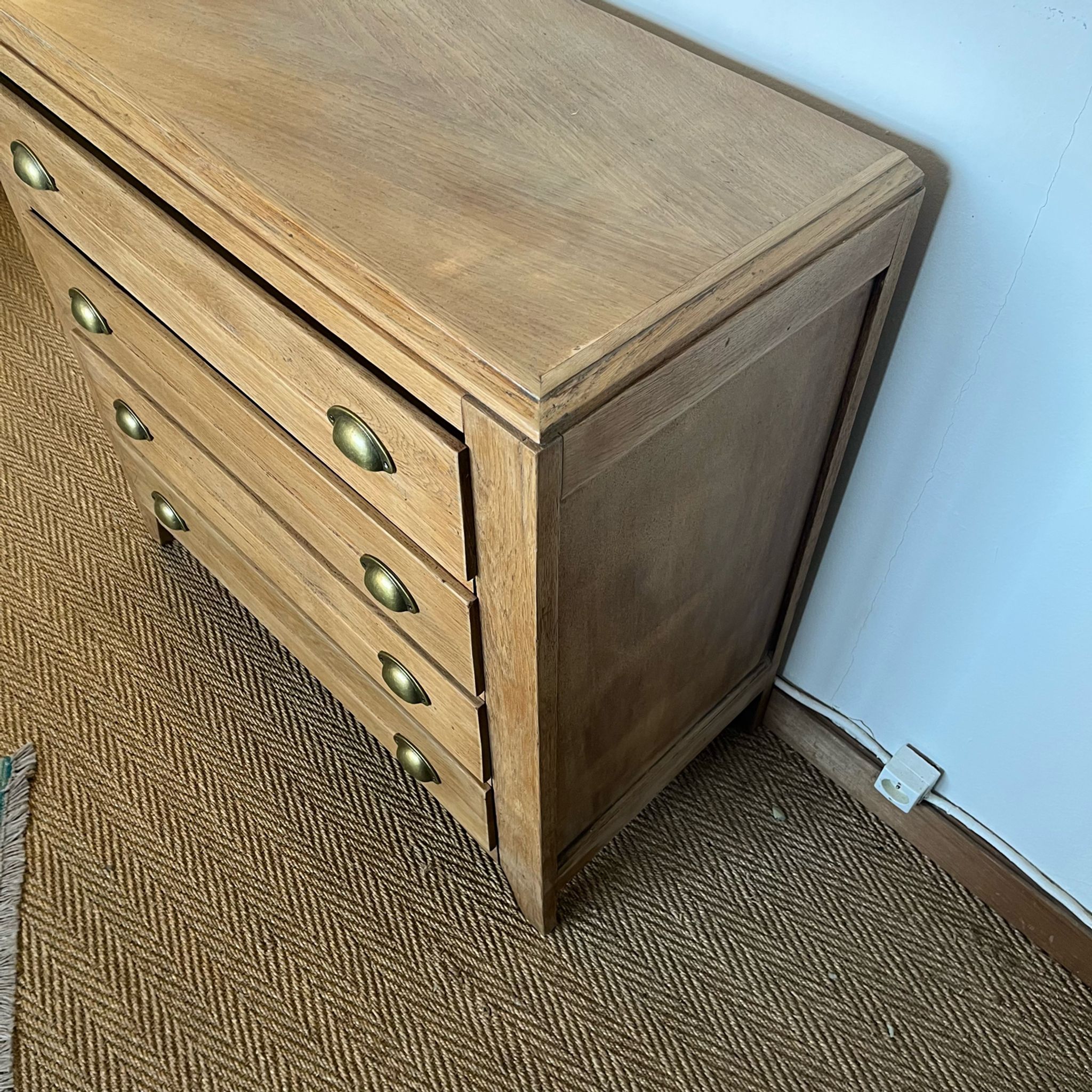 Vintage craft furniture style chest of drawers