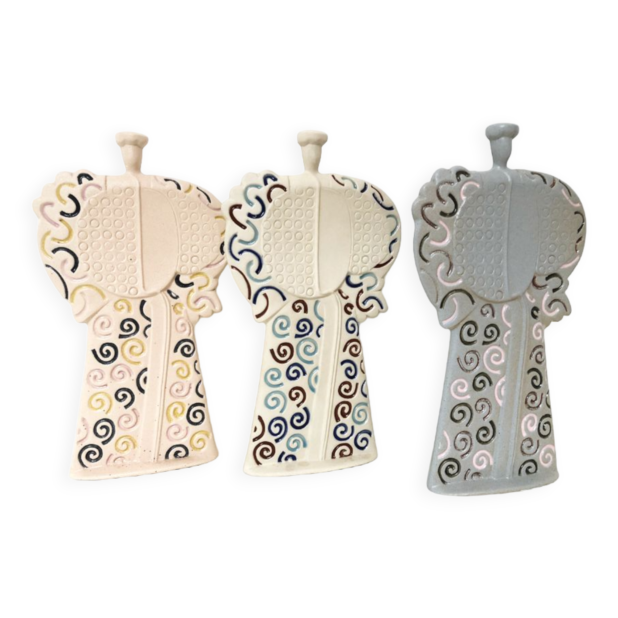 Pink man, ceramiche chiminazzo, 1970