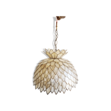 Petal hanging of mother-of-Pearl and brass