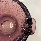 Paire de cendriers verre bullé Biot