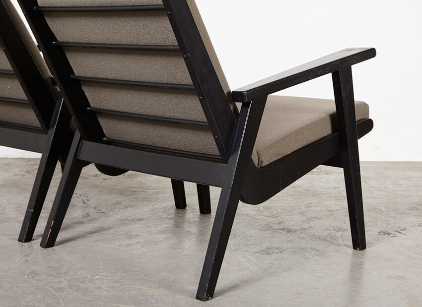 Pair of 1611 armchairs by Rob Parry for Gelderland 1952