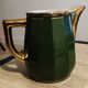 Empire green bistro water carafe and milk jug