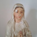 Plaster statue of the Virgin