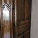Old wardrobe with 3 shelves and small wardrobe