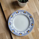 Large Ribeauville presentation plate from Sarreguemines