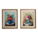 2 natures mortes fleurs Alphonsive Bouquet, années 40/50