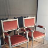 Paire de fauteuil de style Louis XVI
