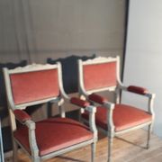 Paire de fauteuil de style Louis XVI