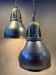 2x lampes suspendues vintage Schréder