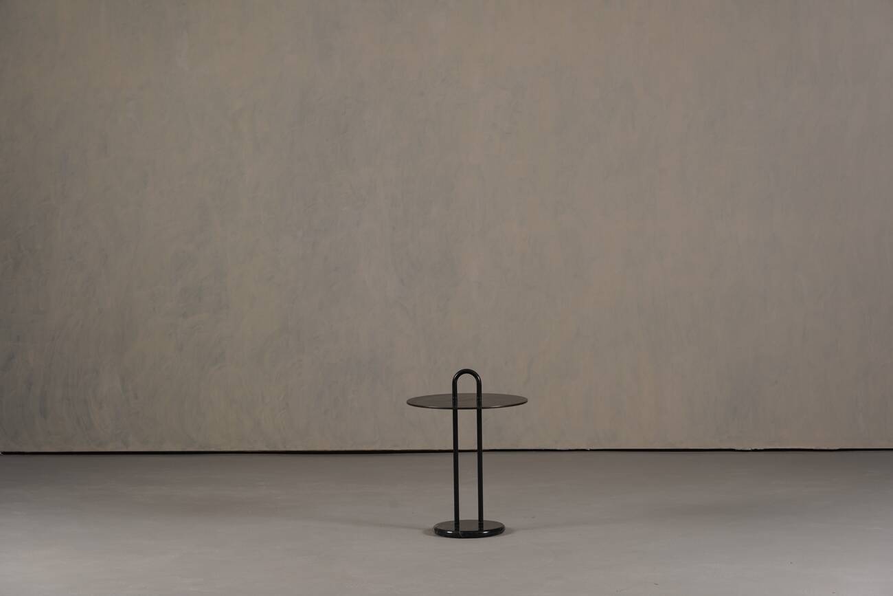 Vintage marble base coffee table by Vico Magistretti for Cattelan, Italy 1980s