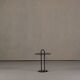 Vintage marble base coffee table by Vico Magistretti for Cattelan, Italy 1980s
