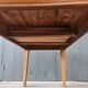 Wooden farmhouse table top black patina