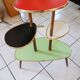 Saddle of tripod plants in formica of the years 50/60