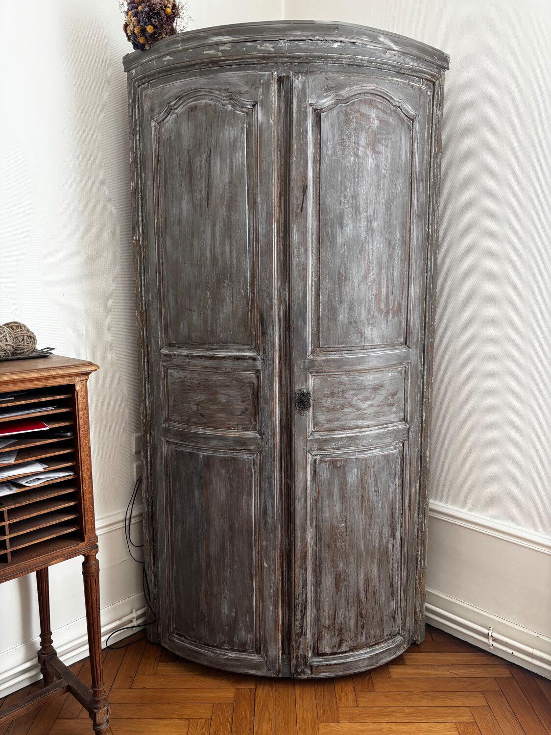 Antique corner cabinet