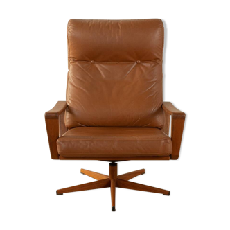 Fauteuil lounge des années 1960, Arne Wahl Iversen