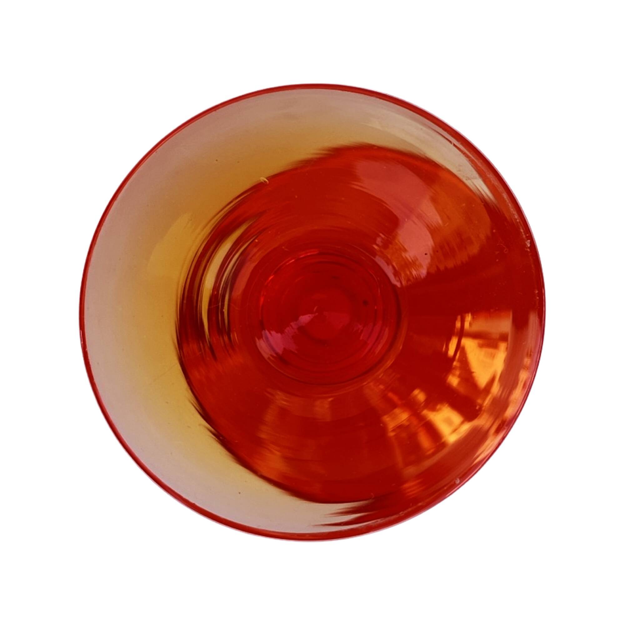 Verre, conçu par Z. Horbowy, Huta Barbara, Pologne dans les années 1970.