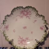 Porcelain dish decorated with handles