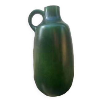 Very large ceramic vase W Germany green year 60/70