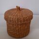 Set of 3 vintage wicker boxes