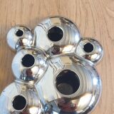 Chrome designer vase