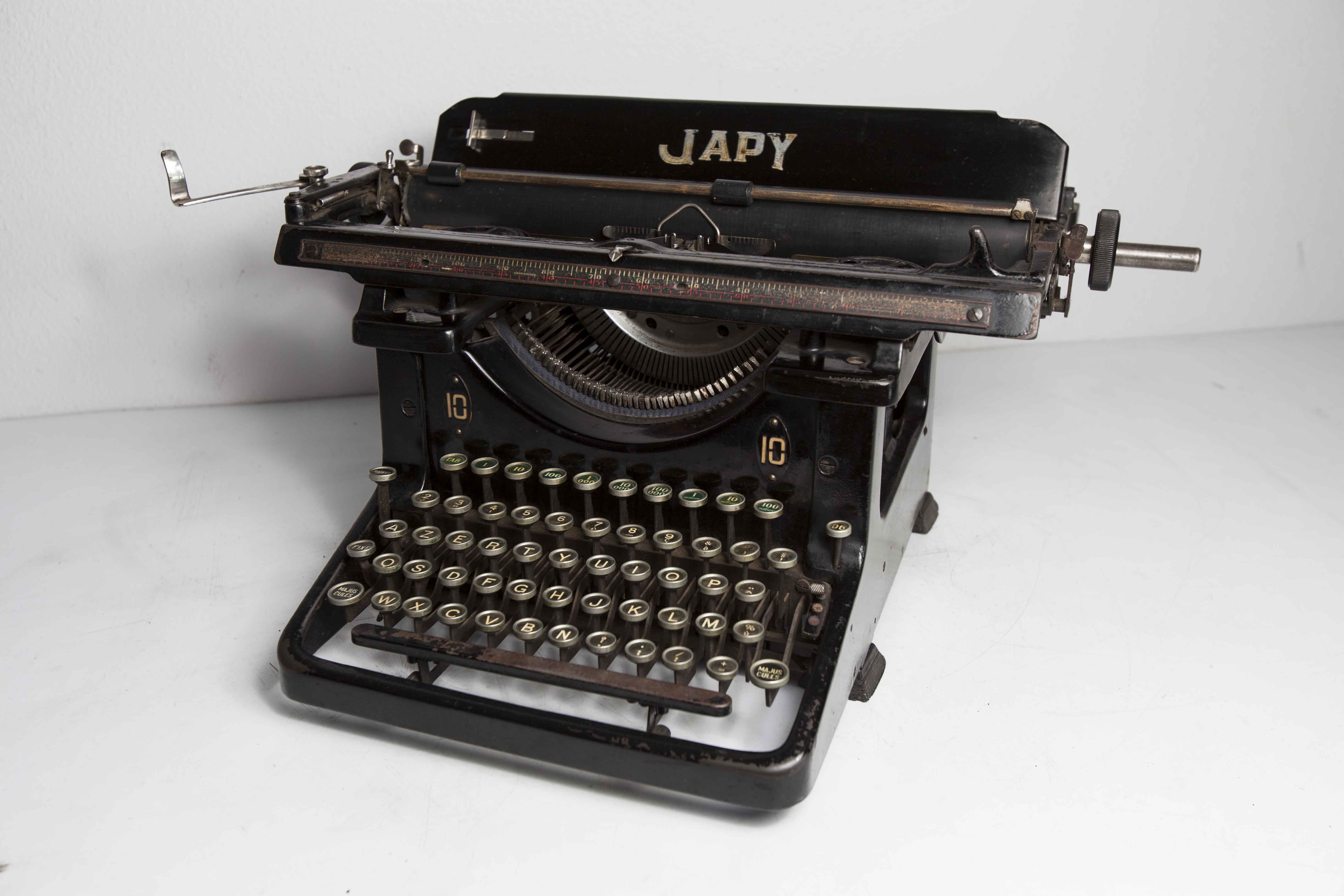 Japy Typewriter 10 1930 No.160707
