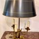 Lampe bouillotte ancienne en laiton – 3 lumières