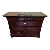 Louis Philippe mahogany chest of drawers, very good condition