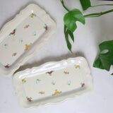 Pair of vintage Longchamp dishes