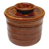 Glazed stoneware water dish