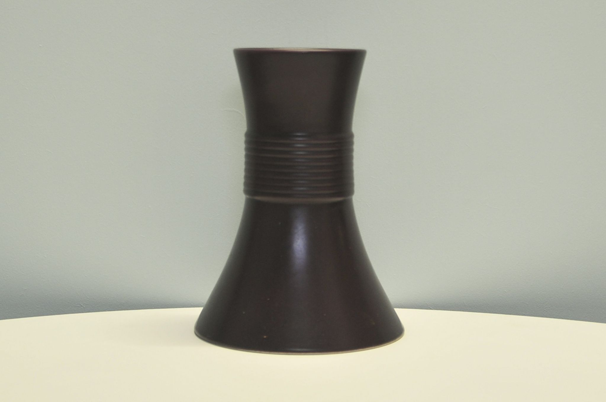 Vintage purple conical vase