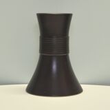 Vintage purple conical vase