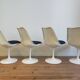 4 Tulip chairs by Saarinen