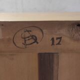 Art Deco style solid wood storage unit - mid 20th century