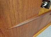 Scandinavian high-design line in teak