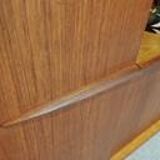 Scandinavian high-design line in teak