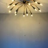 Mid-Century Modern Starburst Ceiling Lamp