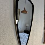 Vintage 1960 asymmetrical mirror - 69 x 35 cm