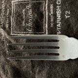 12 Christofle forks and 12 knives – Silver plated