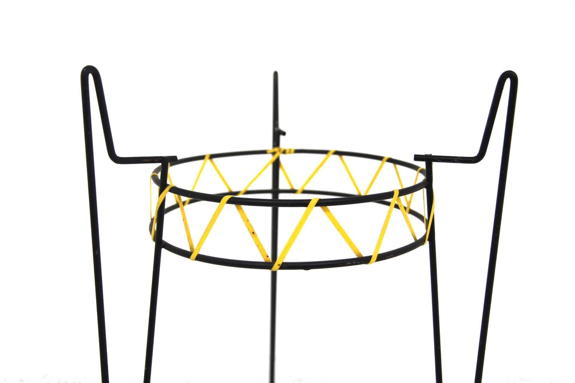 Scandinavian metal planter, Sweden, 1960