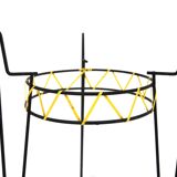 Scandinavian metal planter, Sweden, 1960