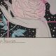 Georges Lepape: Art Deco, young woman with a rose, original signed engraving