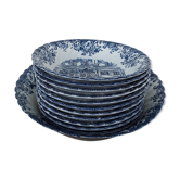 English faeble dessert service
