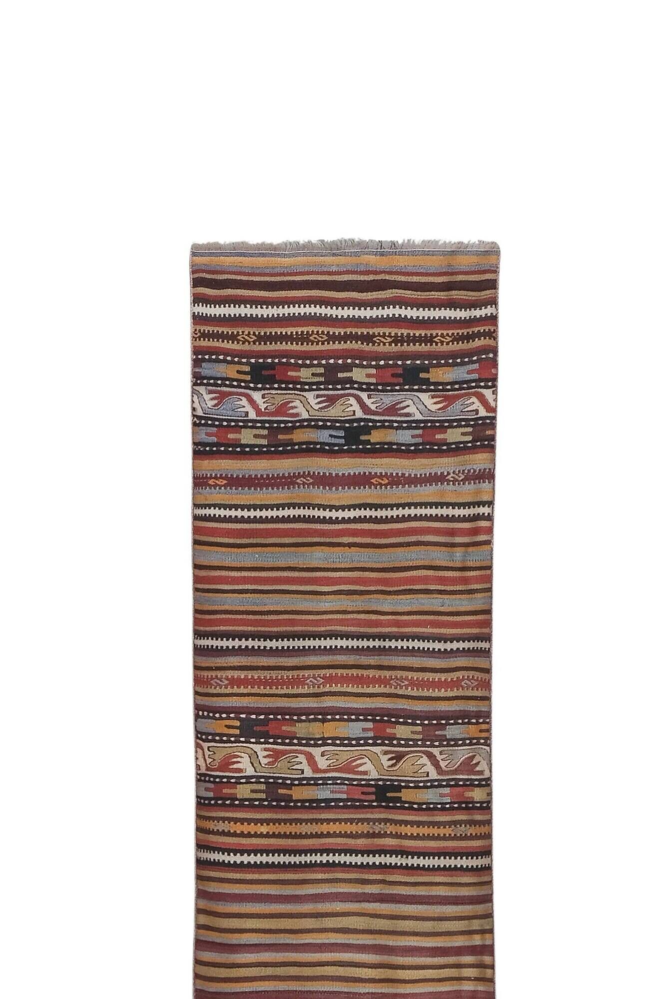 Tapis de couloir turc vintage