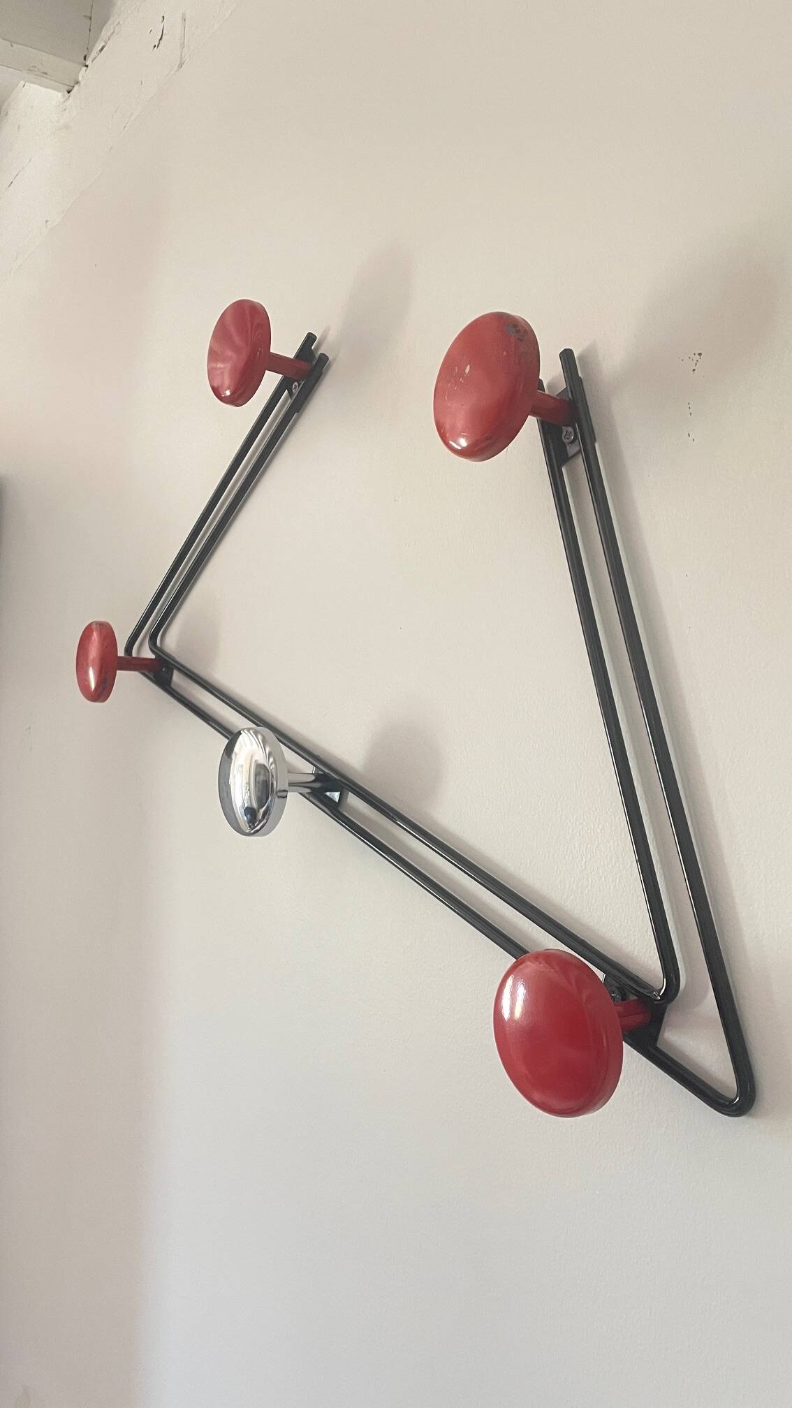 Portemanteau acier inspiration mategot