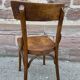 2 Chairs bistro curved wooden Baumann French bistro chair