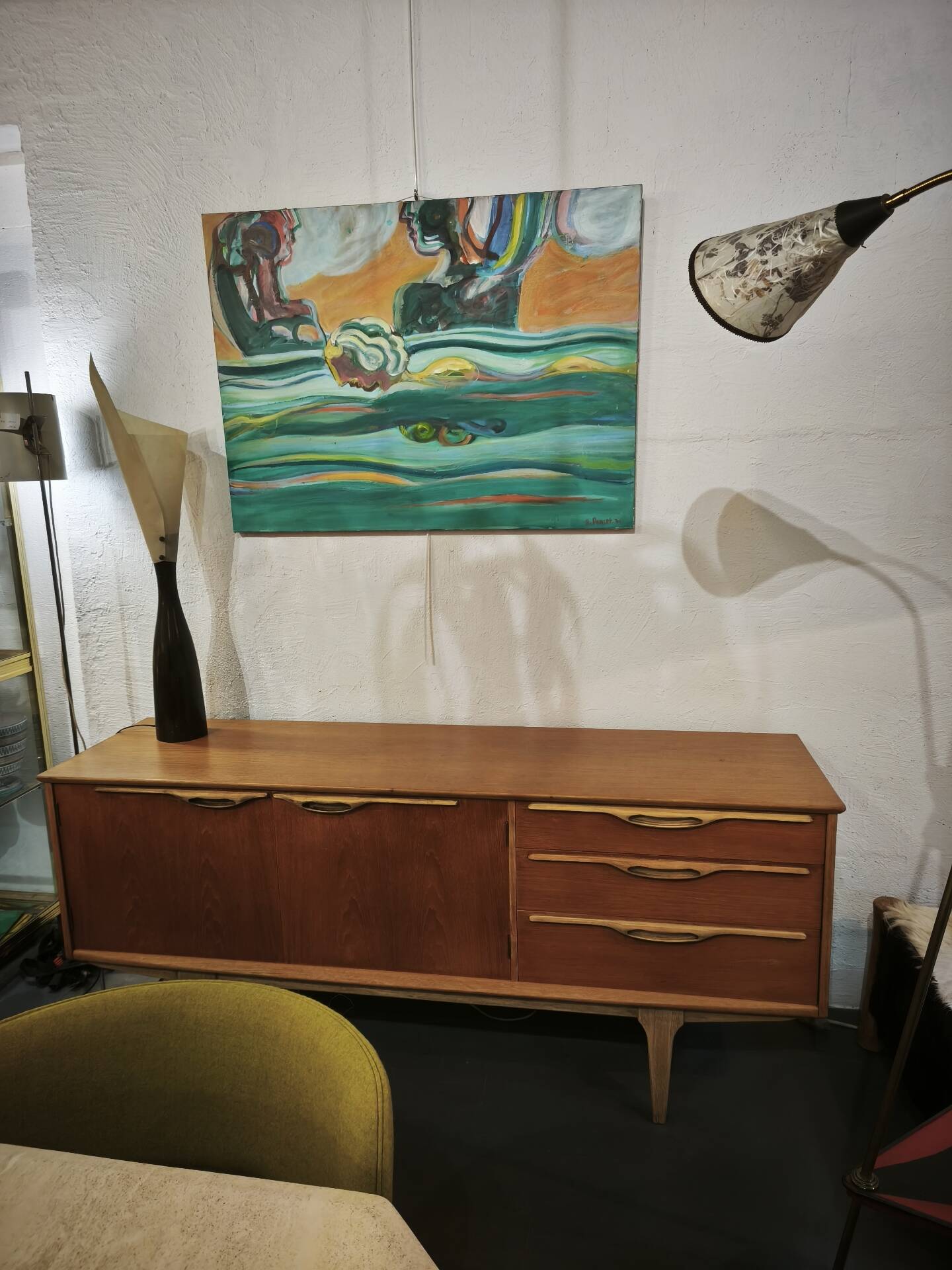 Vintage teak enfilade Jentique 1960