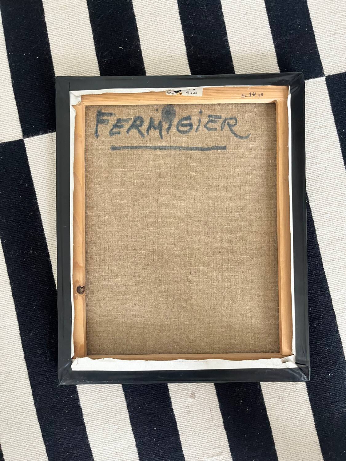 Colorful oil painting by Fermigier