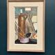 Original Swedish Oil on Canvas – “Still Life” by Harry Holmberg – Signed – Dated 1956 – Vintage & Framed – 47 × 34.5 cm (18.5" × 13.6")